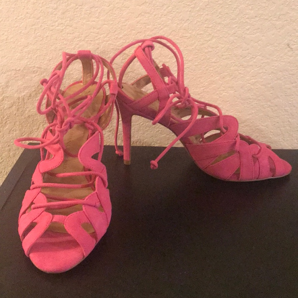 Banana Republic pink high heels